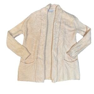 Barefoot‎ Dreams Cardigan Sweater Cozy Chic Lite Pink Women's Size XS Oversized